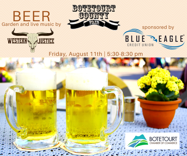 Beer Garden and Live Music at the Botetourt County Fair Botetourt
